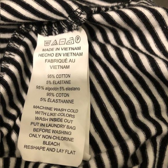 Michael Kors Cold Shoulder Striped Top L - Picture 5 of 5